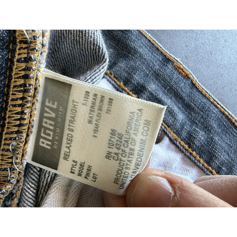 AG Adriano Goldschmied‎ Protege Straight Jeans 40x30 Medium Wash Denim